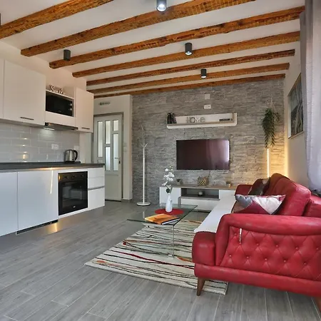 Angela With Old Town View Split